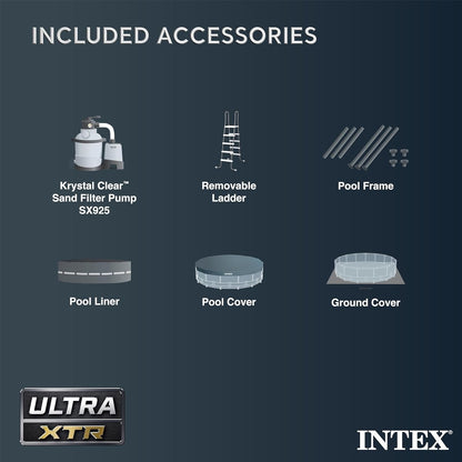 Intex Ultra XTR 14 ft. Round 42 in. Deep Soft Sided Above Ground Swimming Pool