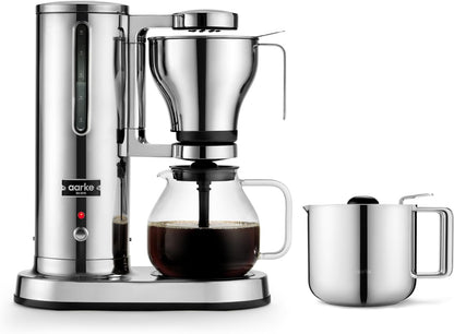 Aarke Drip Coffee Maker & Grinder – 60 Settings, Stainless Steel