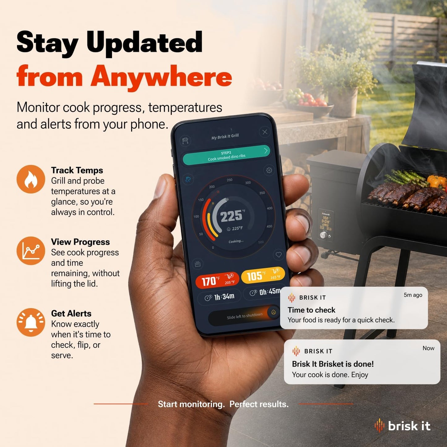 Brisk It Zelos-450 WiFi Pellet Grill & Smoker