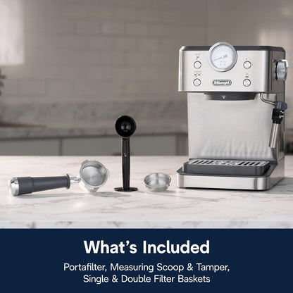 De'Longhi Classic Signature Espresso Machine – Milk Frother