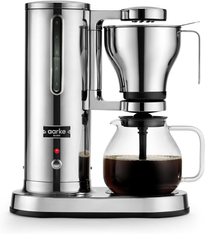 Aarke Drip Coffee Maker & Grinder – 60 Settings, Stainless Steel