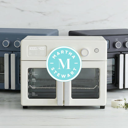 Martha Stewart 34-Qt French Door Air Fryer Oven – Caviar