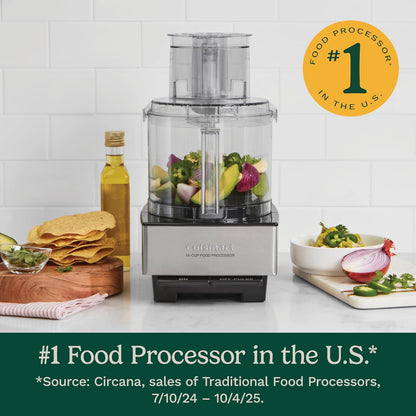 Cuisinart DFP-14BCNY 14-Cup Food Processor, 720W – Stainless Steel