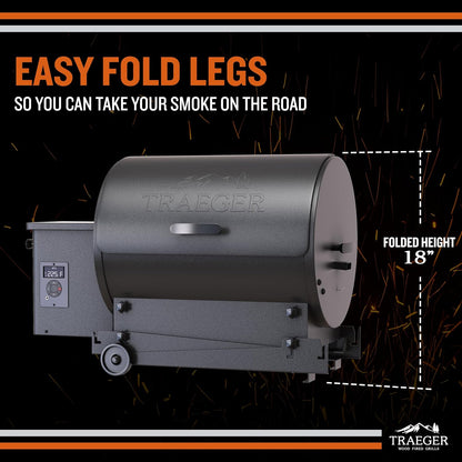 Traeger Tailgater Portable Pellet Grill & Smoker – 300 Sq In