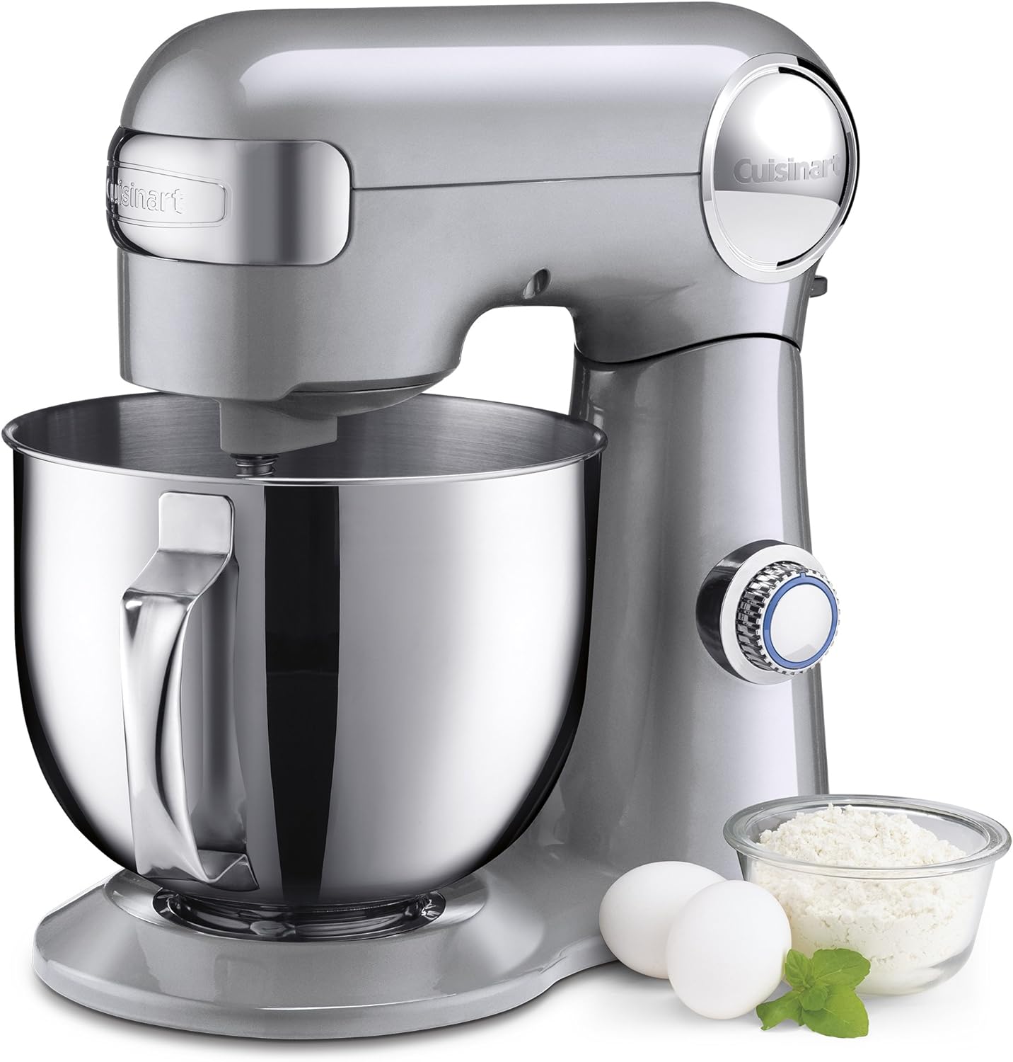 Cuisinart SM-50NAS 5.5-Qt Stand Mixer, 12-Speed – White