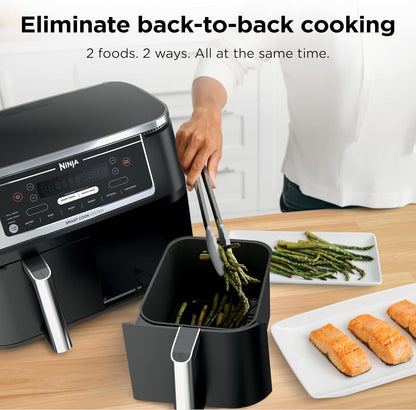 Ninja Foodi DualZone Smart XL Air Fryer, 10Qt