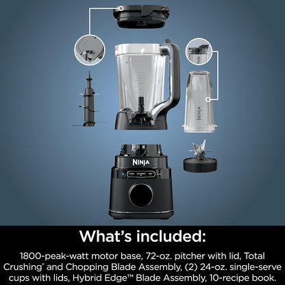 Ninja Detect Blender, 72 Oz, 1800W – TB301