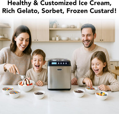 Whynter ICM-201SB 2.1 Qt Automatic Ice Cream Maker – Stainless Steel
