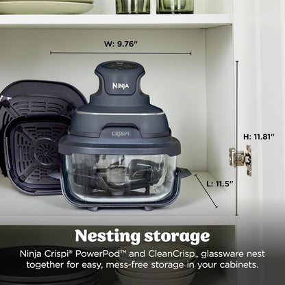Ninja Crispi Glass Air Fryer, 4-in-1 – FN101GY