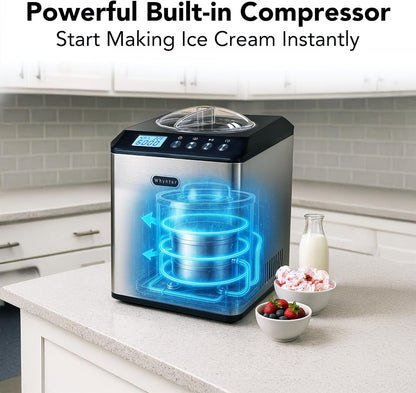 Whynter ICM-201SB 2.1 Qt Automatic Ice Cream Maker – Stainless Steel