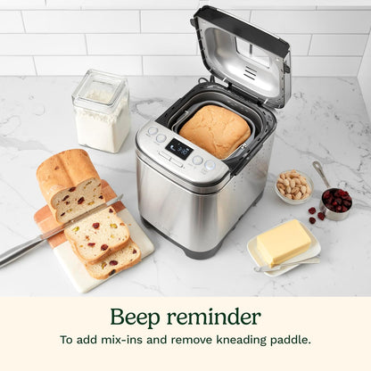 Cuisinart Bread Maker, 12 Programs – 2 Lbs, Stainless Steel