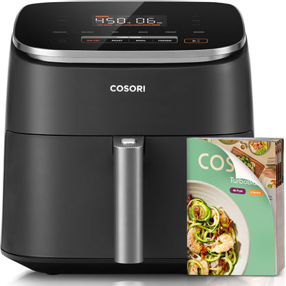 Cosori Iconic 6.5-Qt Stainless Steel Air Fryer – Ceramic