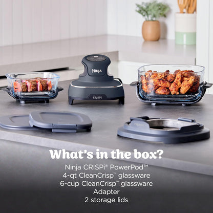 Ninja Crispi Glass Air Fryer, 4-in-1 – FN101GY