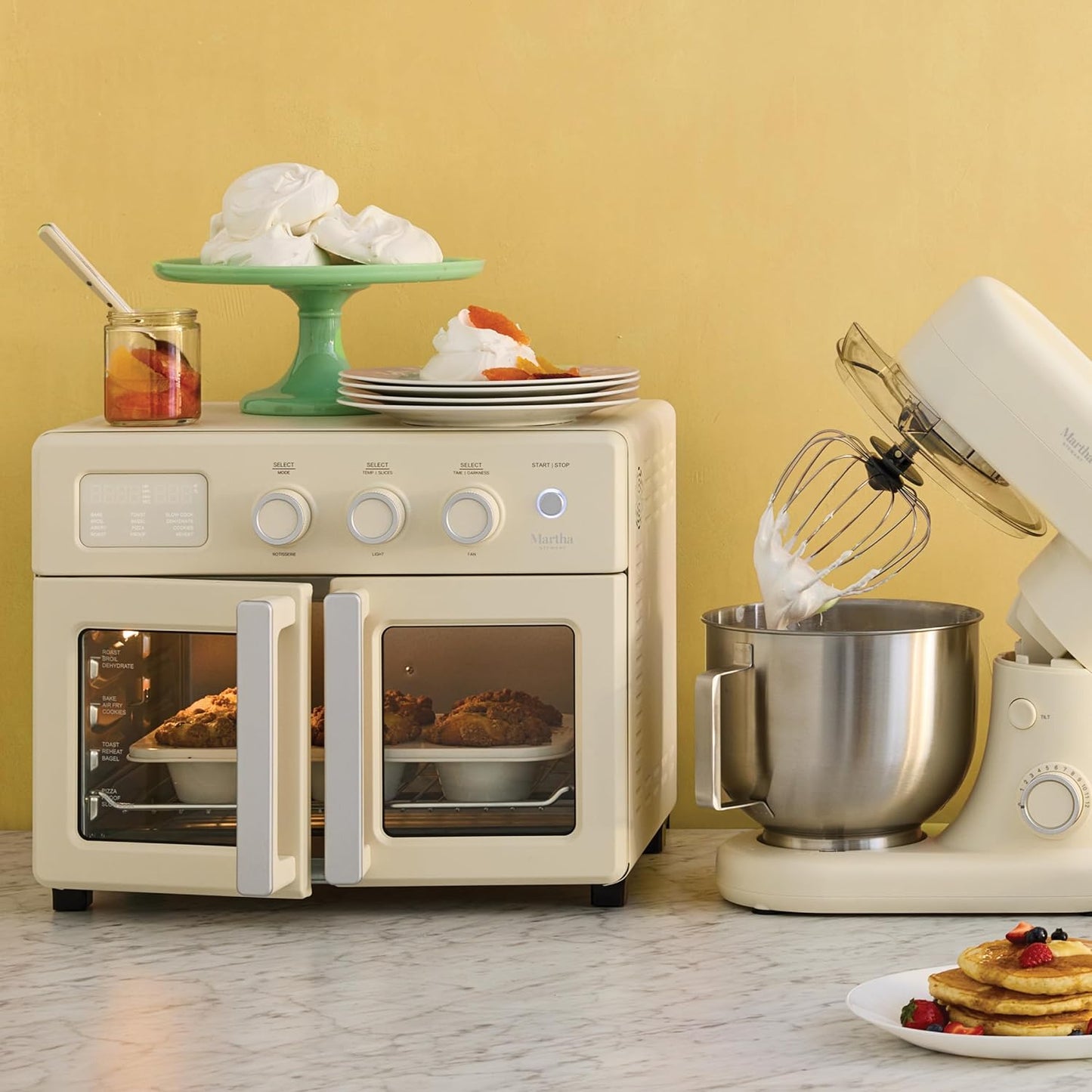 Martha Stewart 34-Qt French Door Air Fryer Oven – Caviar