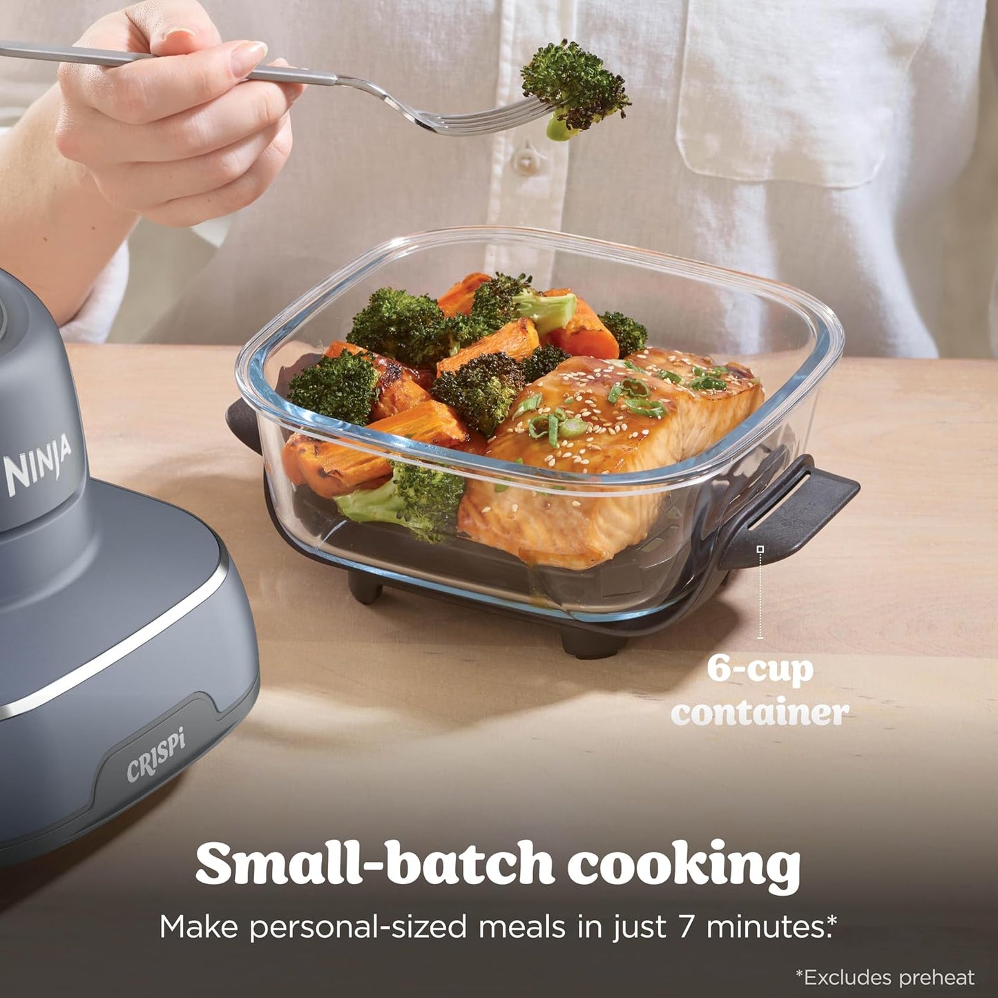 Ninja Crispi Glass Air Fryer, 4-in-1 – FN101GY