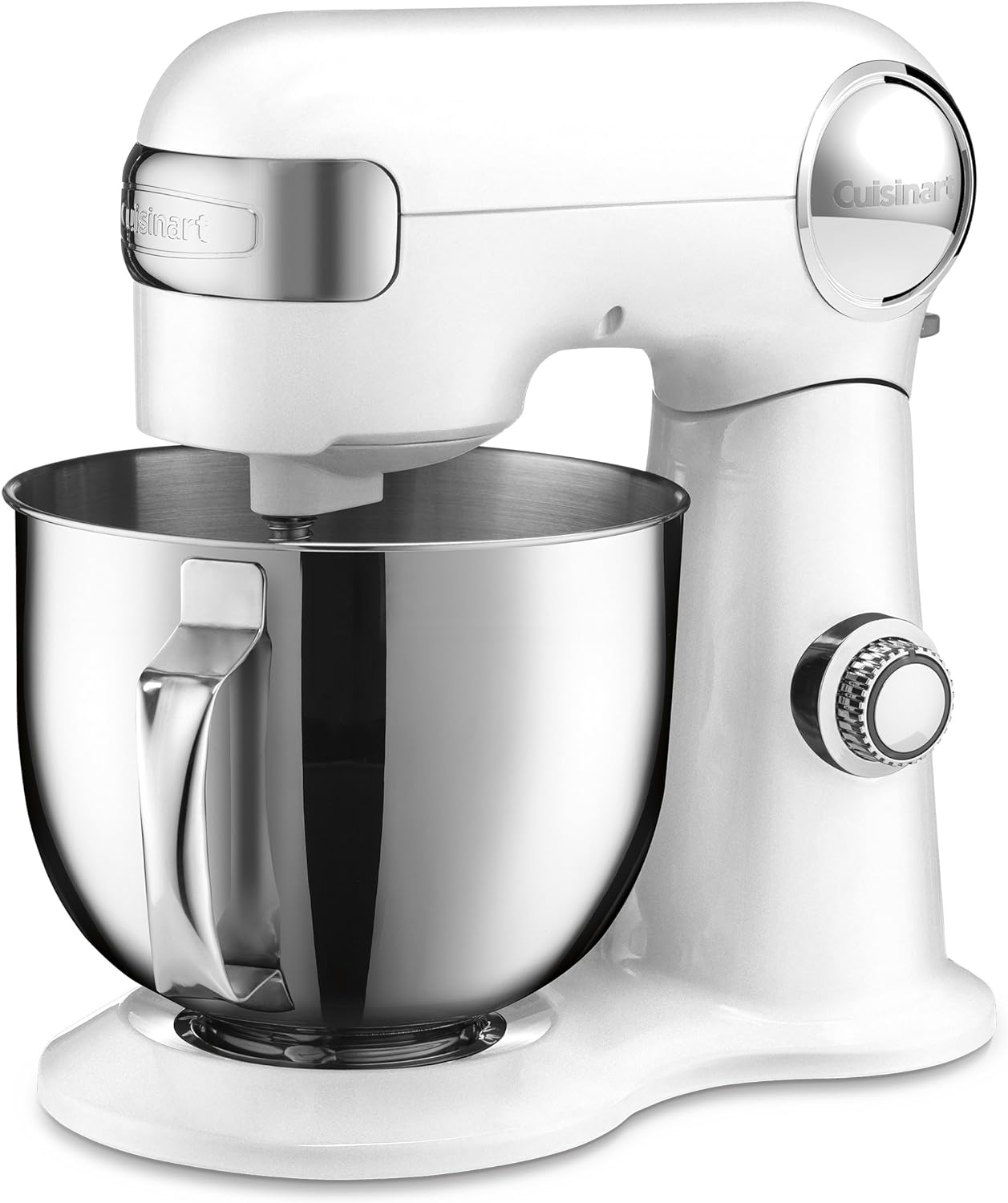 Cuisinart SM-50NAS 5.5-Qt Stand Mixer, 12-Speed – White