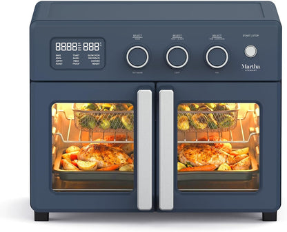 Martha Stewart 34-Qt French Door Air Fryer Oven – Caviar