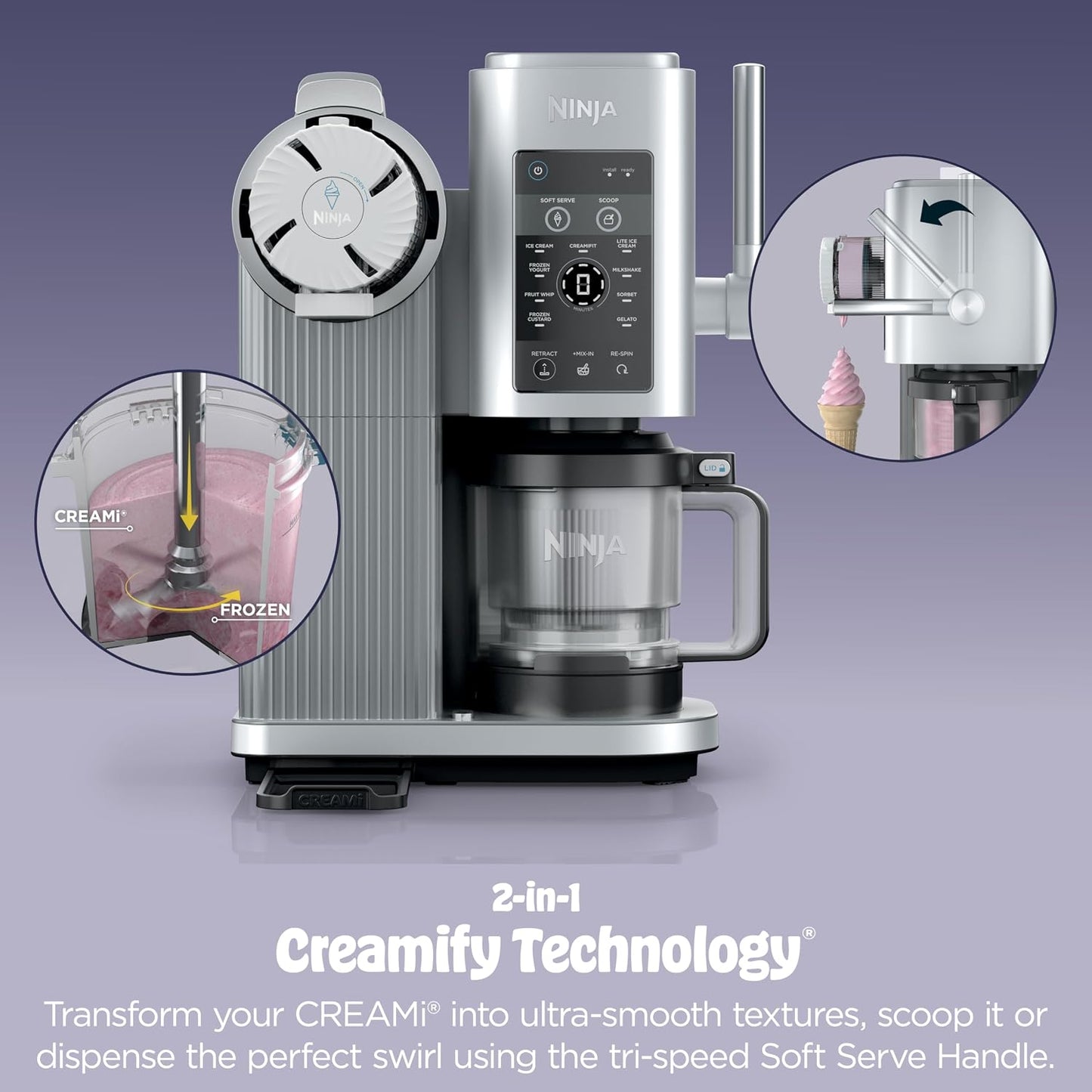 Ninja CREAMi Scoop & Swirl 13-in-1 – NC701