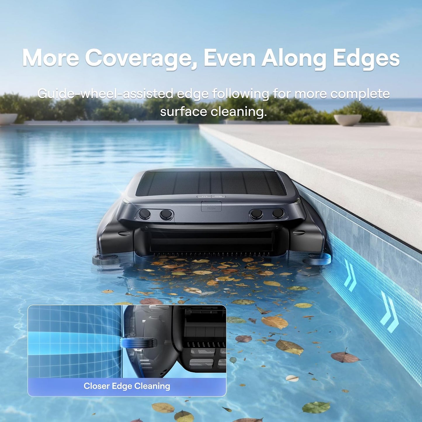 Beatbot iSkim Robotic Pool Skimmer – 24/7 Solar, 9L