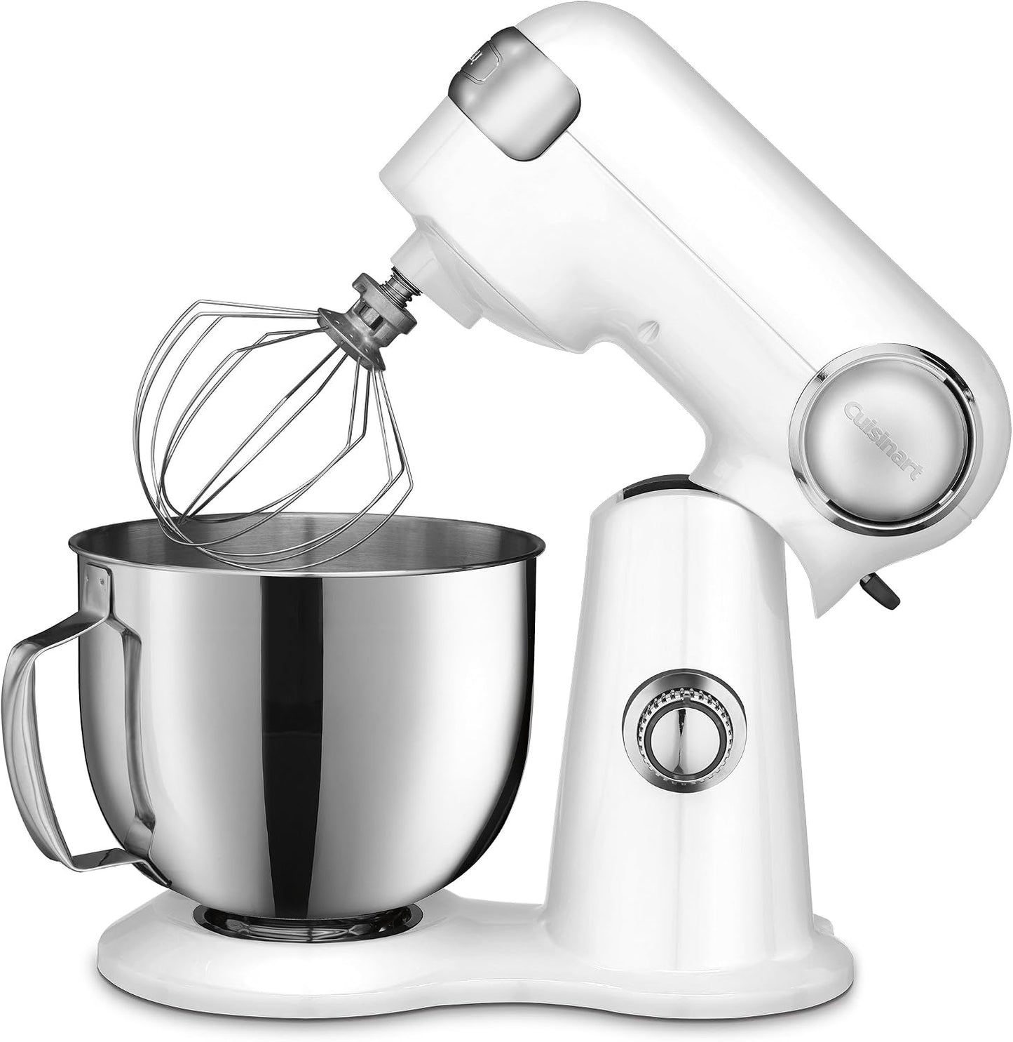 Cuisinart SM-50NAS 5.5-Qt Stand Mixer, 12-Speed – White