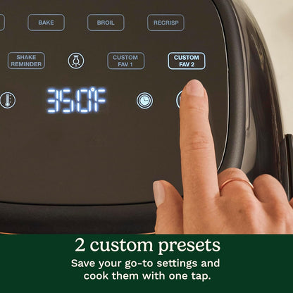 Cuisinart 4-Qt Air Fryer, Glass Basket – 5 Functions