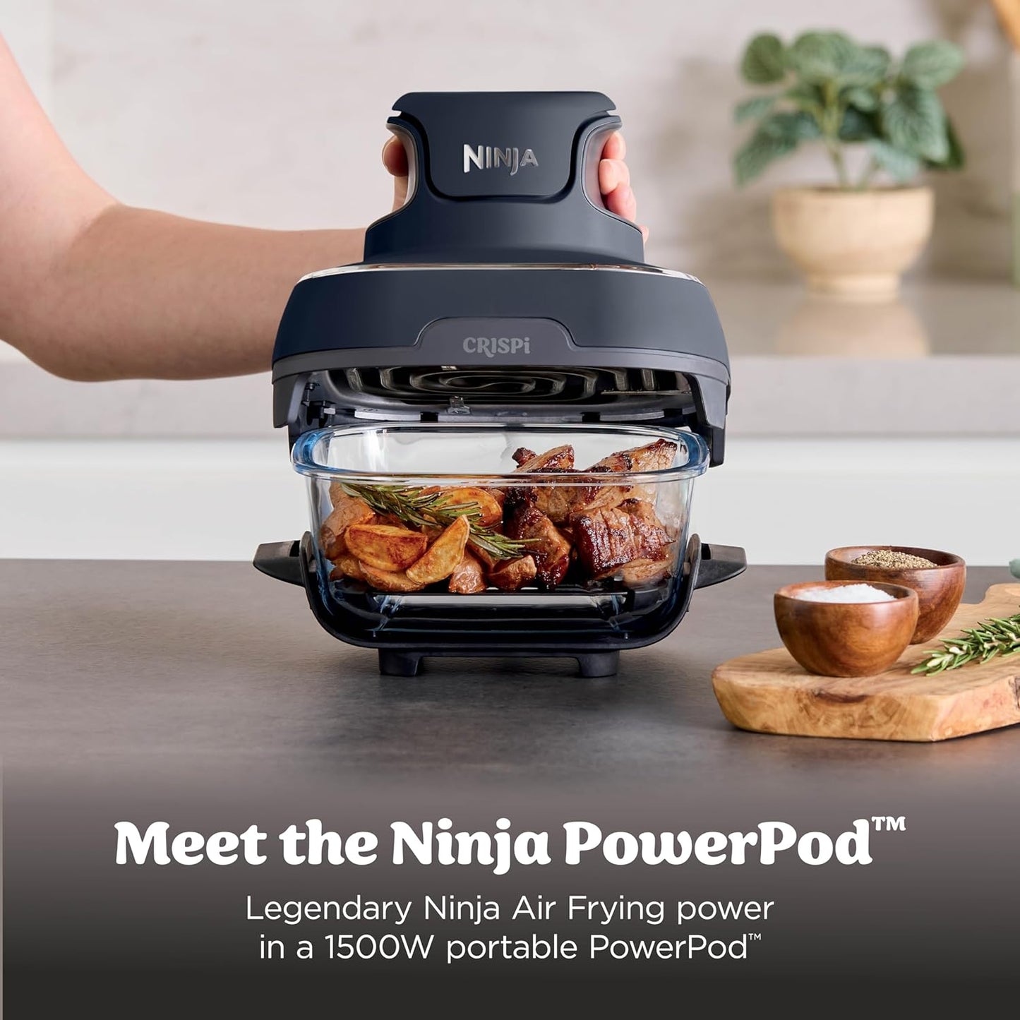 Ninja Crispi Glass Air Fryer, 4-in-1 – FN101GY