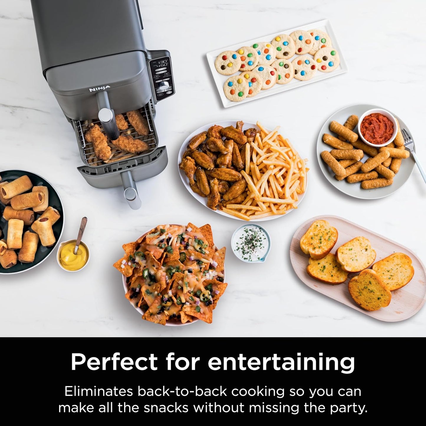 Ninja Air Fryer DoubleStack XL, 10 Qt, 6-in-1 – SL401