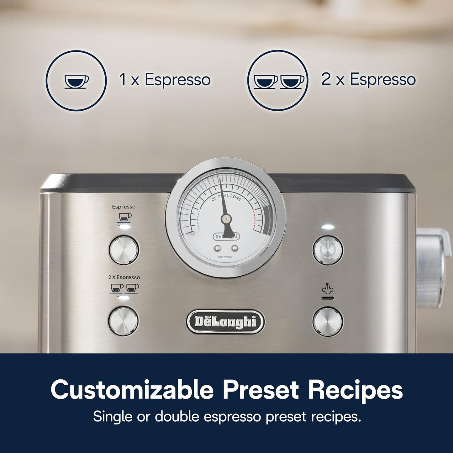 De'Longhi Classic Signature Espresso Machine – Milk Frother