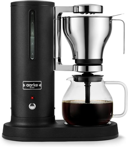 Aarke Drip Coffee Maker & Grinder – 60 Settings, Stainless Steel