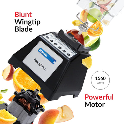 Blendtec Total Blender Classic, 75-Oz FourSide Jar – Black