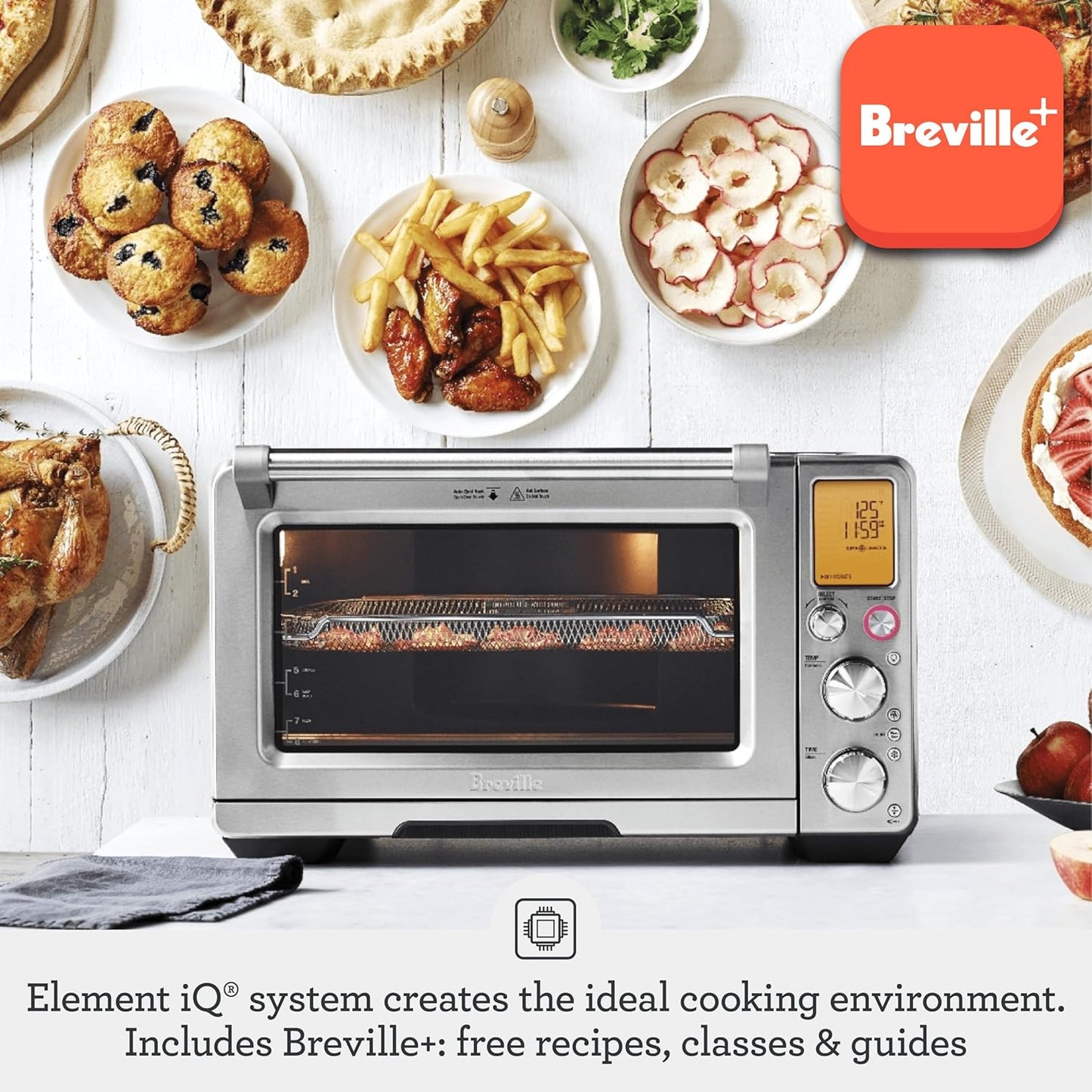 Breville BOV900BSS Smart Oven Air Fryer Pro – Stainless Steel