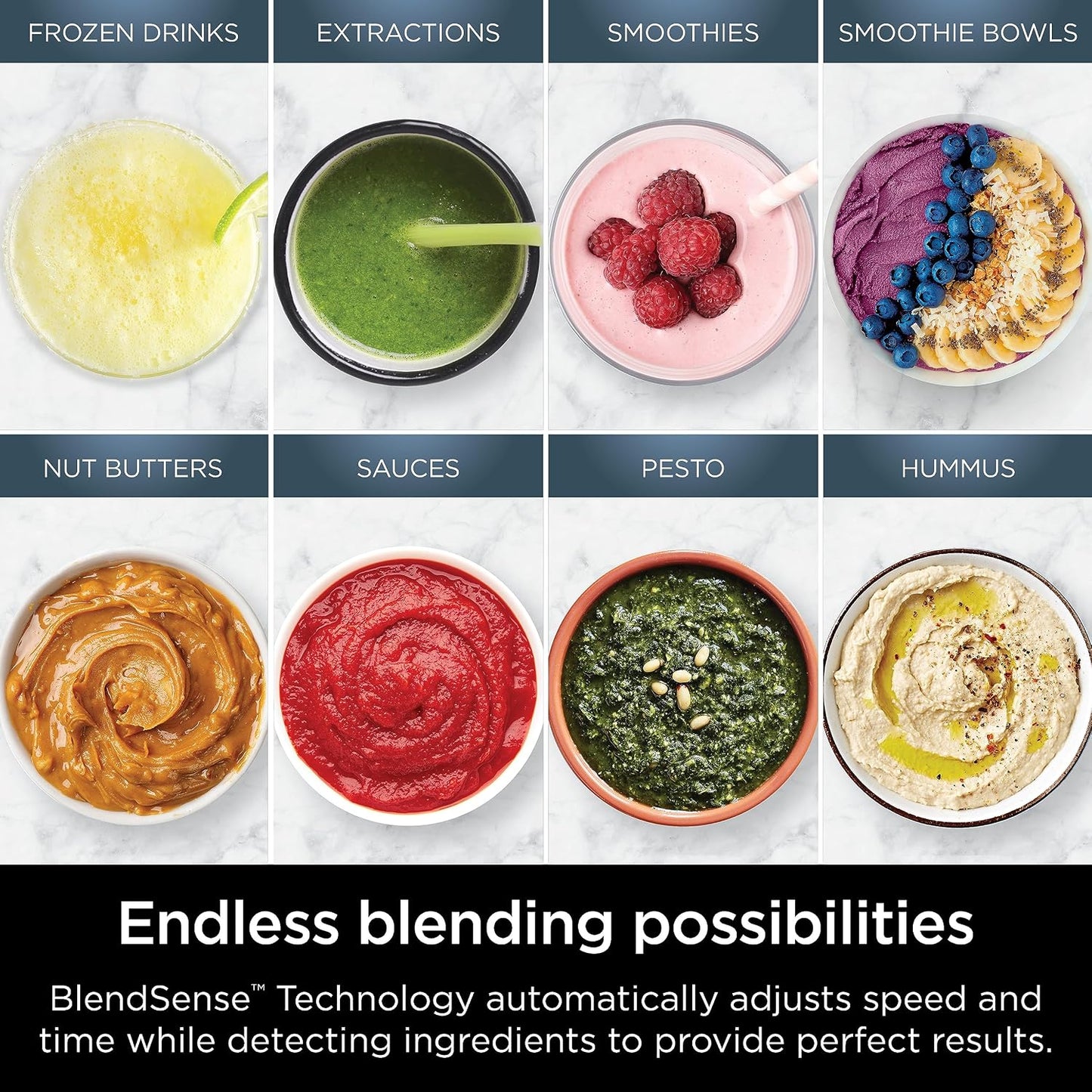 Ninja Detect Blender, 72 Oz, 1800W – TB301