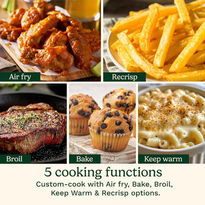 Cuisinart 4-Qt Air Fryer, Glass Basket – 5 Functions