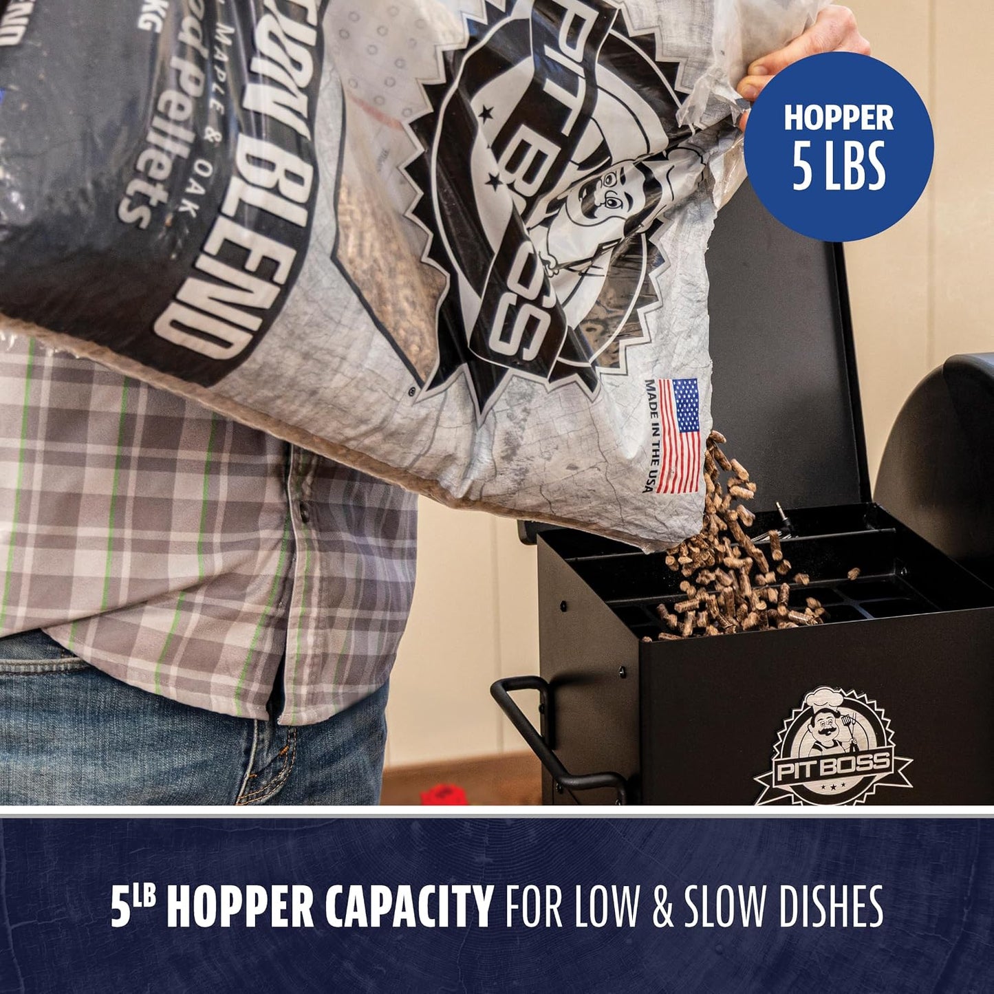 Pit Boss 440 Wood Pellet Grill & Smoker – 518 Sq. In.