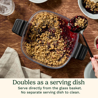 Cuisinart 4-Qt Air Fryer, Glass Basket – 5 Functions