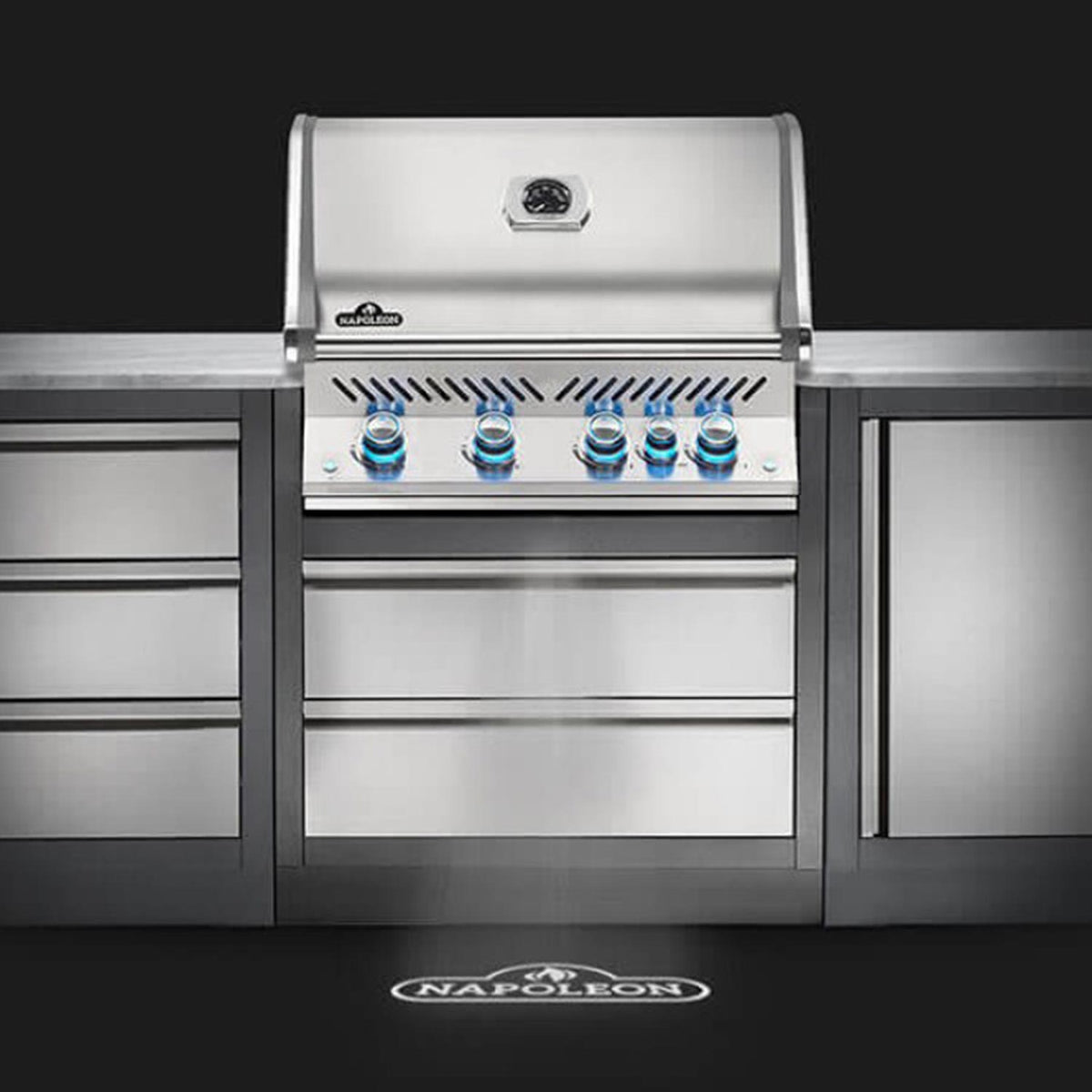 Napoleon Built-In Prestige PRO 500 RB w/ Infrared Rear Burner (Stainless Steel) 5-Burner