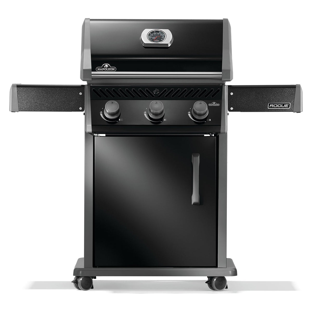 Napoleon Rogue 425 Gas BBQ Grill (Black) w/ Stainless Steel Grids 3-Burner