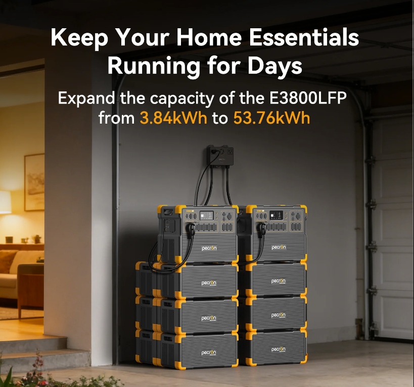 Pecron EP3800-48V Expansion Battery 3840Wh