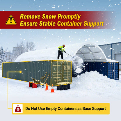Reinforced 20FT x 20FT Double Truss Container Shelter