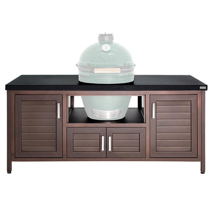 Large Big Green Egg + 72in Modern Farmhouse Table Package