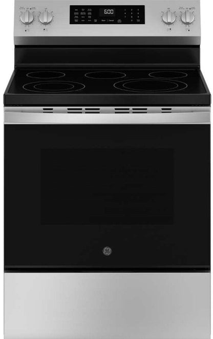 GE 30″ Freestanding Electric Convection Range GRF600AVSS