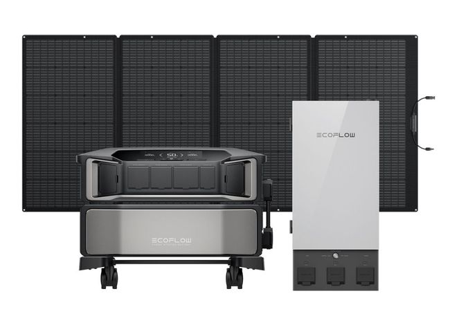 Ecoflow Delta Pro Ultra Solar Generator Kit and Smart Home Panel 2 Combo - With 400W Foldable Solar Panel