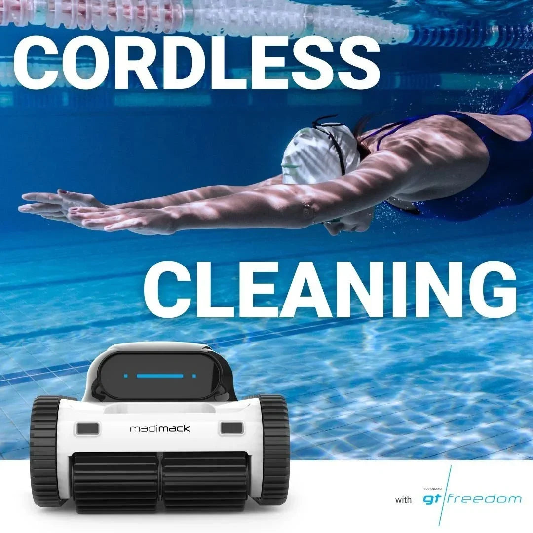 Madimack GT Freedom i45 Cordless Robotic Pool Cleaner – 4.5-Hour Runtime